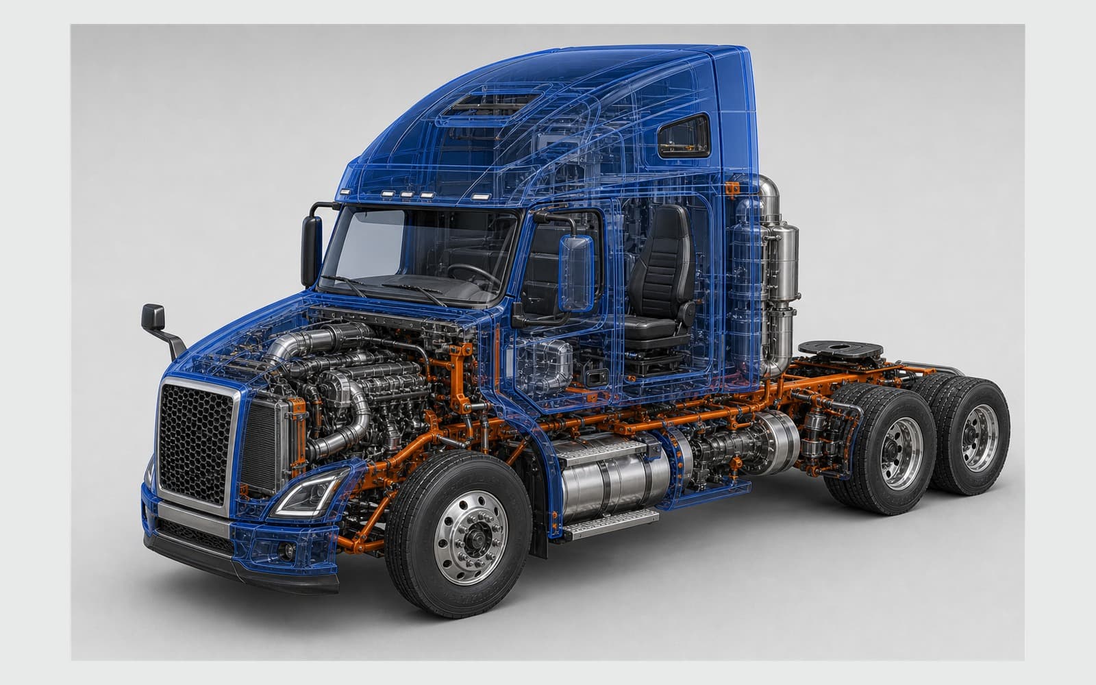 Heavy Truck molded product examples supported by Offshore Molds